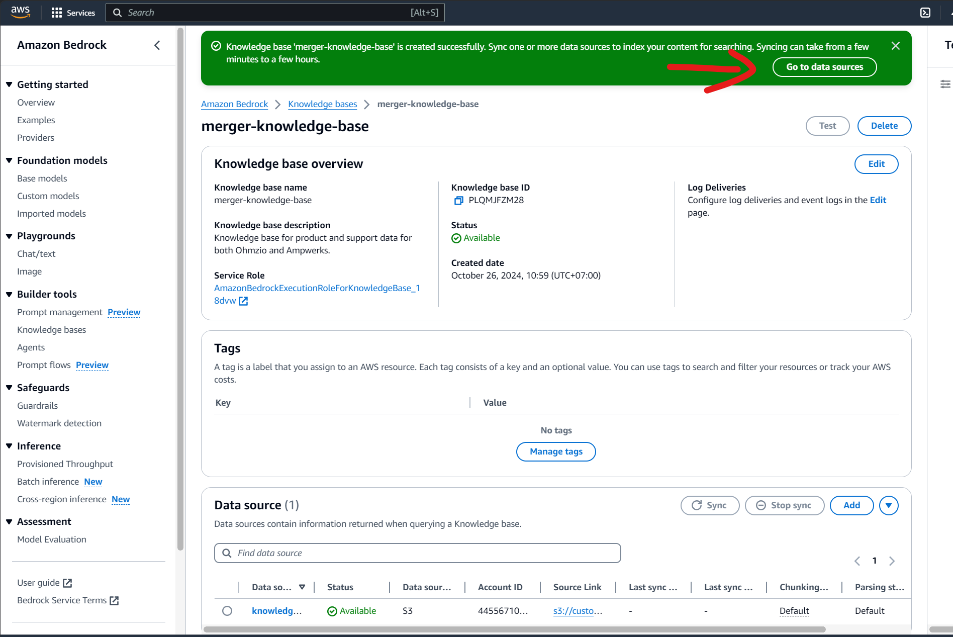 Create a Knowledge Base :: Generative AI in Action